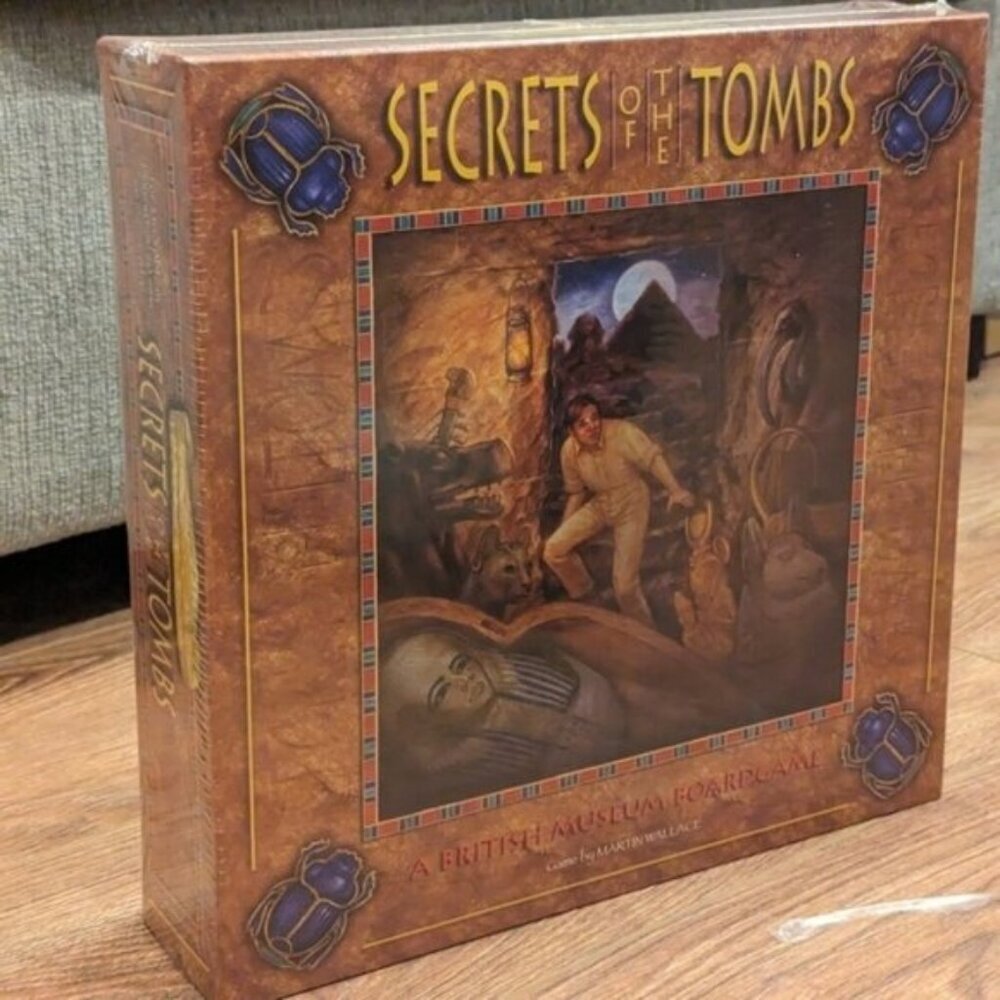 Secrets of the Tombs Family Board Game Rio Grande Games NIB